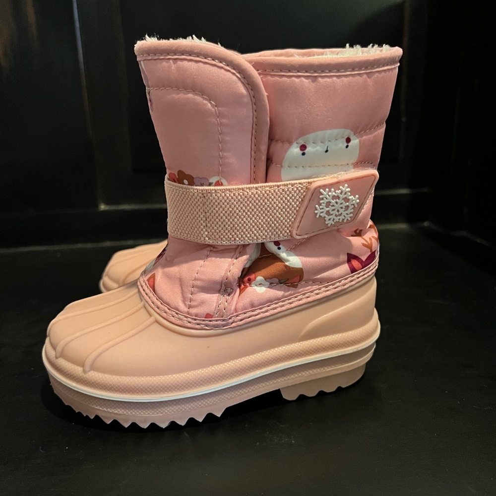 Pink Snow Boots